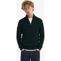 Superdry Jersey Con Media Cremallera Preppy Cotton Cable