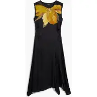 Desigual , Vestido Asimétrico Sin Mangas, Mujer, Viscosa, Negro, XL