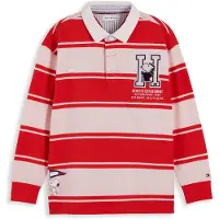 Tommy Hilfiger Camiseta 'PEANUTS' rojo / rojo pastel / negro / offwhite