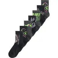 Next Calcetines verde claro / rosa claro / negro / blanco