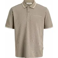 Jack & Jones Camiseta 'JCOFUSION' oliva / blanco