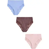 Next Braga azul claro / chocolate / rosa / offwhite