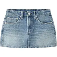Mango Falda 'ESTRELLA' azul denim