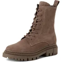 Tamaris Botines con cordones marrón