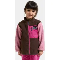 Didriksons - Kid's Anten Full-Zip - Forro polar size 80, marrón/fucsia