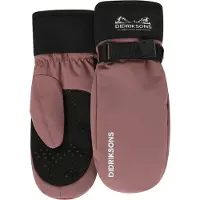 Didriksons - Kid's Lovas Mitten - Guantes size 4, marrón/negro