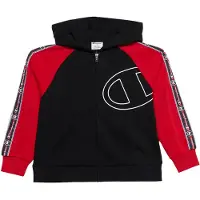 Champion Sudadera con cremallera rojo vivo / negro / blanco