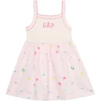 Gap Vestido azul claro / rosa / rosa claro / blanco