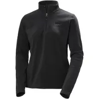 Helly Hansen para mujer. 48289 Forro polar media cremallera Daybreaker negro (M), Casual, Poliéster, outlet 2026.