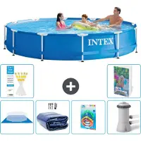 Intex Piscina de estructura, modelo Rund - 366x76 cm - 5 piezas, serie S46
