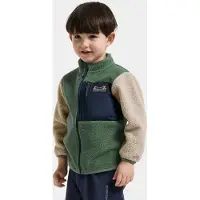 Didriksons - Kid's Anten Full-Zip - Forro polar size 90, oliva