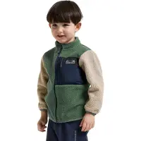 Didriksons - Kid's Anten Full-Zip - Forro polar size 100, oliva