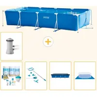 Intex Piscina rectangular de estructura - 450x220x84 cm - 6 piezas - Modelo S20066