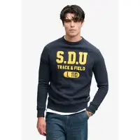Superdry Sudadera Ath Felt Applique Relaxed Crew