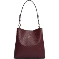 Tommy Hilfiger Bolso de hombro 'MONO' rojo vino