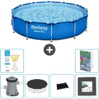 Bestway Steel Pro, piscina redonda - 366 x 76 cm - de 5 piezas, modelo S195