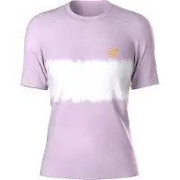 Compressport - Ropa trail running mujer - Performance SS Tshirt W Orchid Apricot para Mujer - Talla S - Rosa