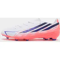 Adidas adidasBota de fútbol F50 Hyperfast League césped natural seco 38 2/3 Cloud White / Solar Purple / Solar Turbo Niño