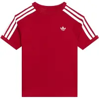 Adidas Originals Camiseta '3-Stripes' burdeos / blanco