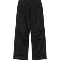 Carhartt WIP - Pantalones - Fletcher Pant Black Rinsed - Talla M - Negro