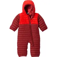 Columbia - Monos de esquí niños - Powder Lite II Reversible Bunting Red Oxide Super Sonic - Talla Infantil 6-12 meses