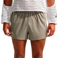 Nike - Ropa para trail running - M Dri-Fit ADV Trailwind Short Aop Light Army White - Talla M - Caqui