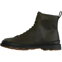 Camper para hombre. K300533-011 Botines de piel Brutus+ verde (41), Plano, Ninguno, Casual, outlet 2026.