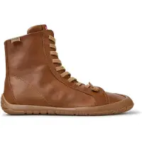 Camper para mujer. K400861-003 Botines de piel Peu Path+ marrón (42), Plano, Cordones, Casual, outlet 2026.