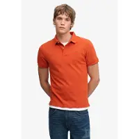 Superdry para hombre. M1110452A Polo Classic Pique naranja (XL), Casual, Algodón, Manga corta, outlet 2026.