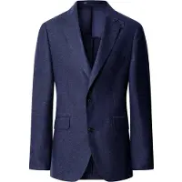 Hackett London para hombre. HM4400218 Americana Wool Hbone marino (44/32), Casual, Lana, Clásico, outlet 2026.