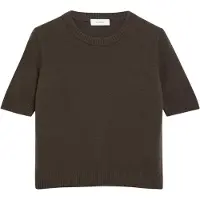 Comma Jersey marrón oscuro