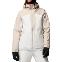 Columbia - Chaquetas de esquí mujer - Liftline Jacket Sea Salt Dark Stone para Mujer - Talla M - Beige