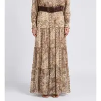 Ba&sh para mujer. 1H26CALI Falda Cali beige (36), Azul, Casual, Viscosa, outlet 2026.