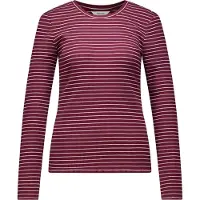 Selected Camiseta 'SLFAnna' burdeos / blanco