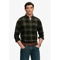 Superdry para hombre. M4011197A Camisa Cotton Lumberjack verde (XL), Casual, Algodón, Manga larga, outlet 2026.