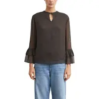 Comma Blusa marrón oscuro