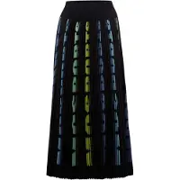 Marc Cain Falda azul claro / antracita / menta / verde claro