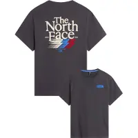 The North Face Camiseta 'Retro Trail' ecru / azul / grafito / rojo