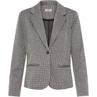 Fransa Blazer azul / capuchino / marrón oscuro