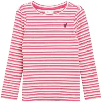 s.Oliver Camiseta rosa claro / plata / blanco