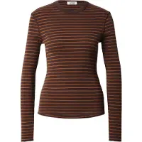 Drykorn Camiseta 'NURIT_2' chocolate / naranja
