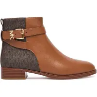 Michael Kors para mujer. 40T6RCFE6L Botines de Piel Rachel marrón (36), 1 a 3cm, Cremallera, Casual, Clásico, outlet 2026.