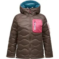 Peak Performance - Plumíferos esquí mujer - W Helium Utility Down Hood Terrain Tan Mountain Blush para Mujer - Talla XS - Marrón