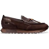 Hispanitas para mujer. HI265128 Mocasines de Piel Oregon marrón (36), Plano, Ninguno, Casual, outlet 2026.