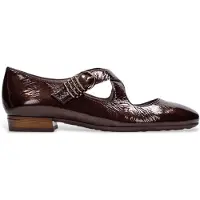 Hispanitas para mujer. HI265096 Zapatos de Piel Oslo marrón (41), Plano, 1 a 3cm, Hebilla, Casual, outlet 2026.