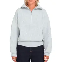 Volcom - Jerséis Mujer - Voltrane Sweater W Bone Heather para Mujer - Talla L - Gris