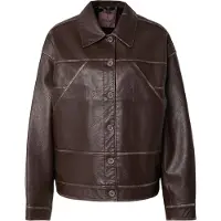 GUESS para mujer. W6YL12W2882 Chaqueta Denise Tokyo Marrón (S), Casual, Poliuretano, outlet 2026.