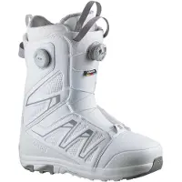 Salomon Snowboard - Botas de snowboard hombre - Launch BOA SJ BOA White/Alloy - Talla 44 - Blanco