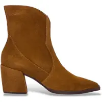 Wonders para mujer. M-6402 Botas de Piel Charme marrón (38), 3 a 5cm, Cremallera, Casual, outlet 2026.