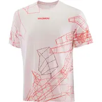 Salomon - S/Lab Speed Tee - Camiseta de running size L, blanco